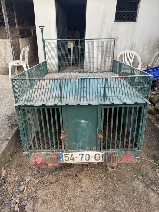 Atrelado de caça 3 divisões