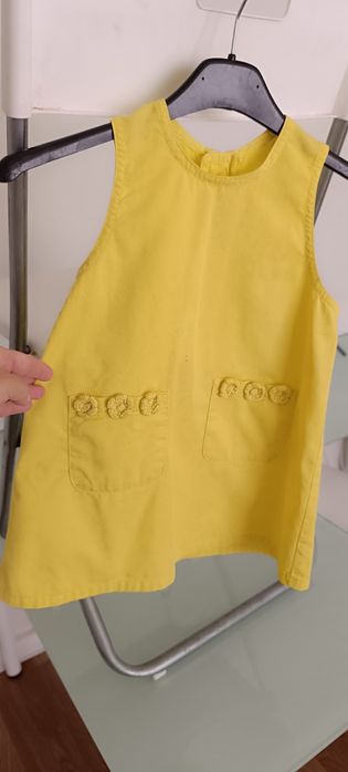 Vestido criança verde Lima marca Benetton