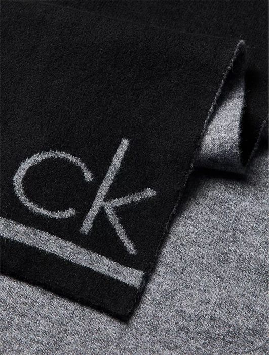 Подарунковий набір шапка шарф Calvin klein чорна сіра оригінал США