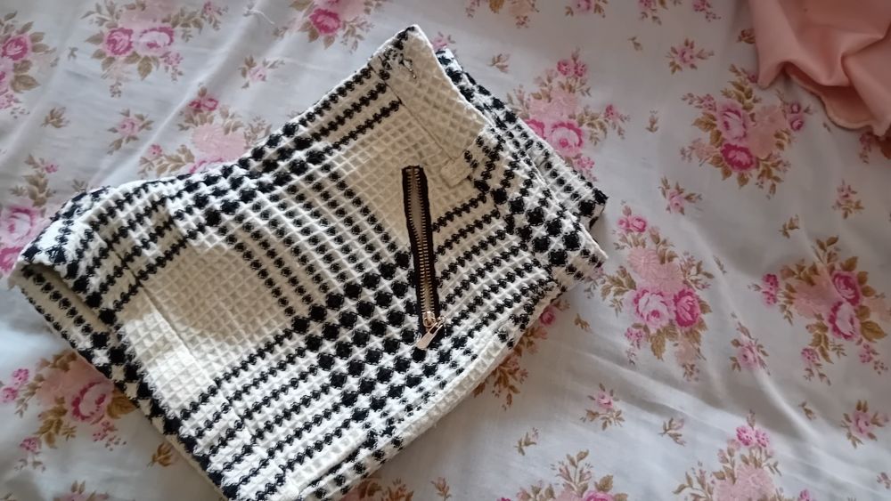 Short branco confortável