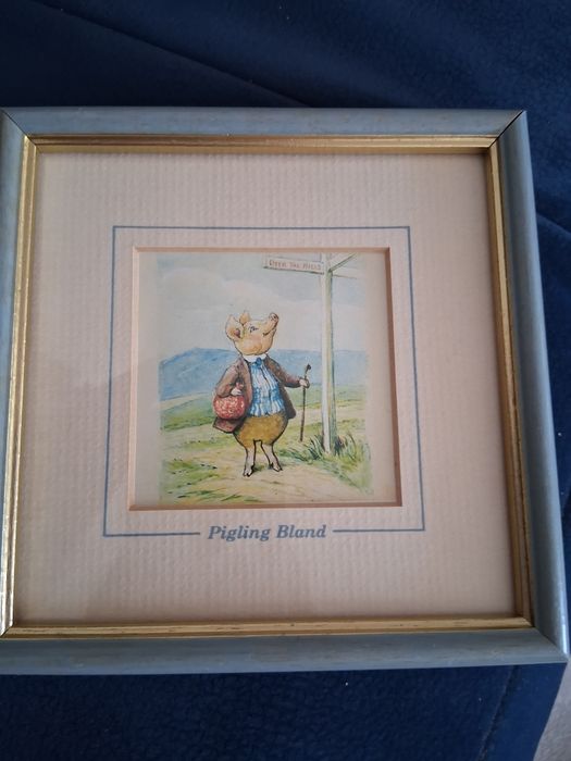 3 sztuki obrazków  serii 422 Beatrix Potter vintage series