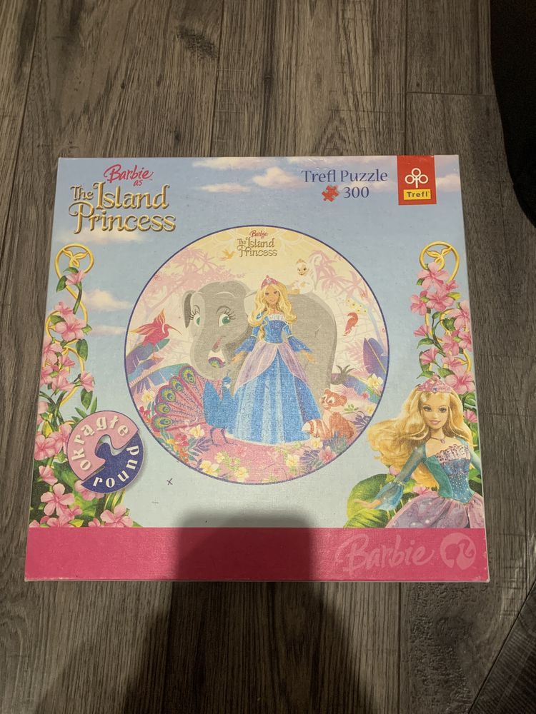Puzzle Barbie Księżniczka wyspy OKRĄGŁE