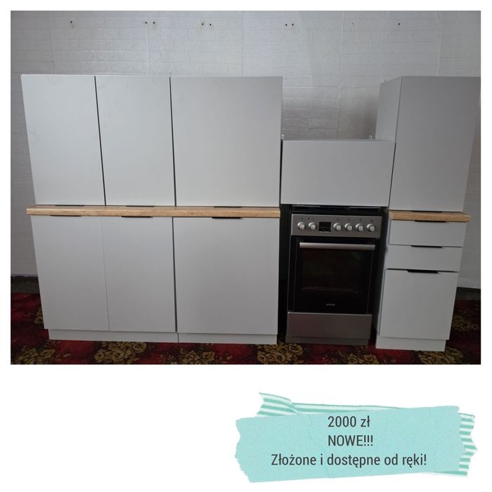 Meble kuchenne NOWE ZŁOŻONE transport komplet zestaw dostępne od ręki
