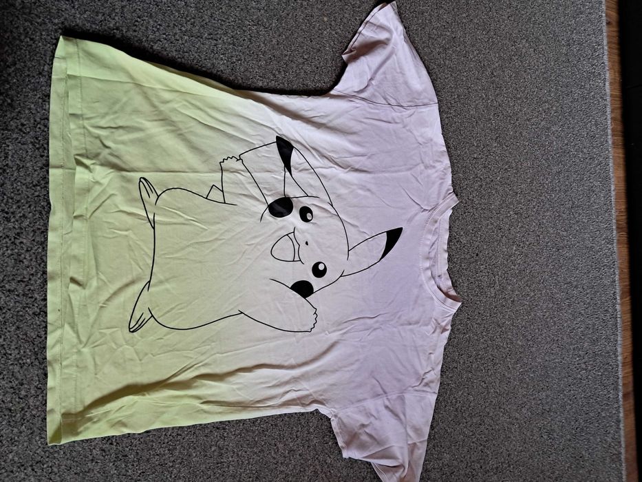 Koszulka Tshirt Pokemony Pikachu Reserved 164 Stan bdb.