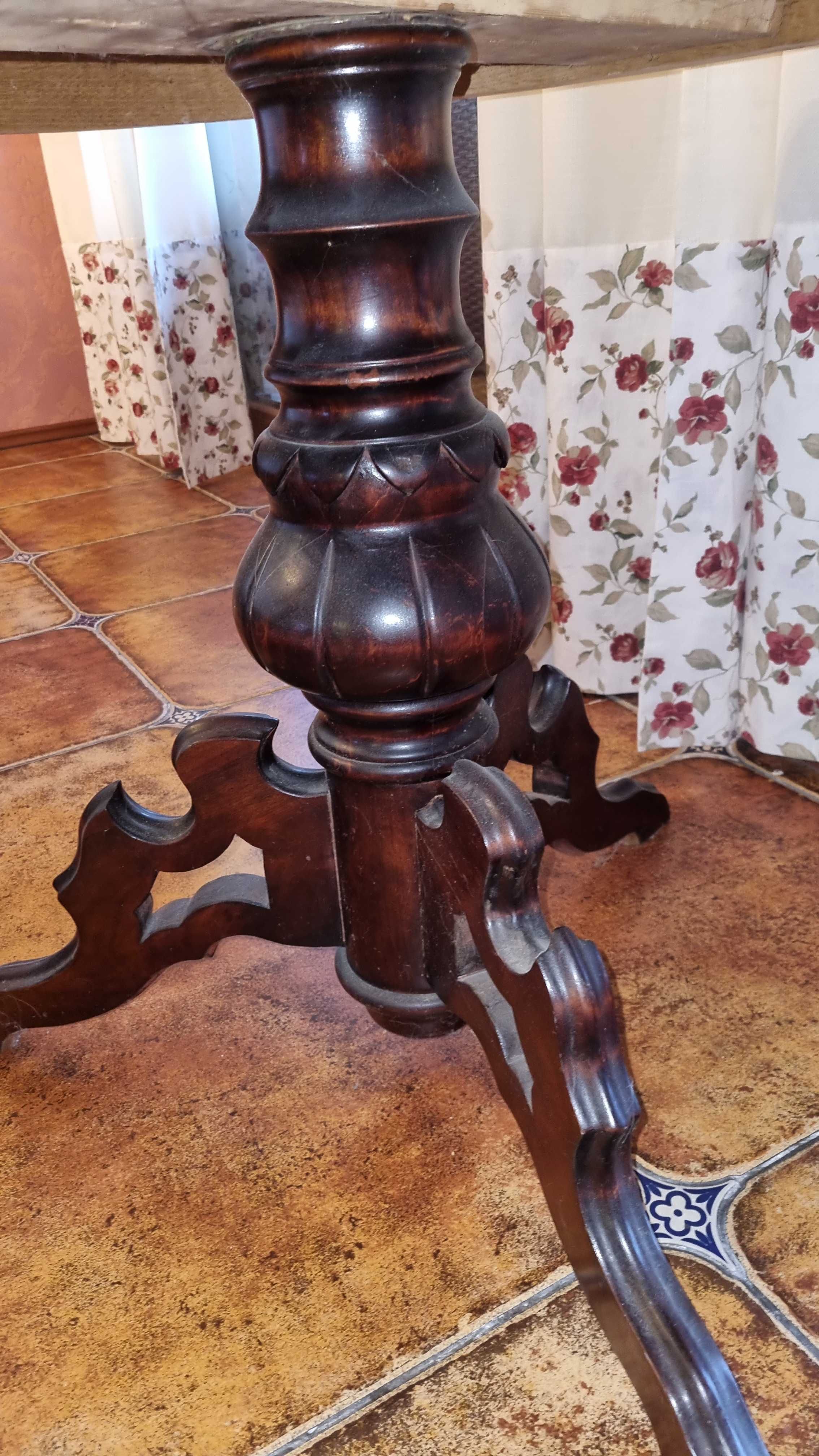 stolik, stół okrągły śr.87cm orginalny