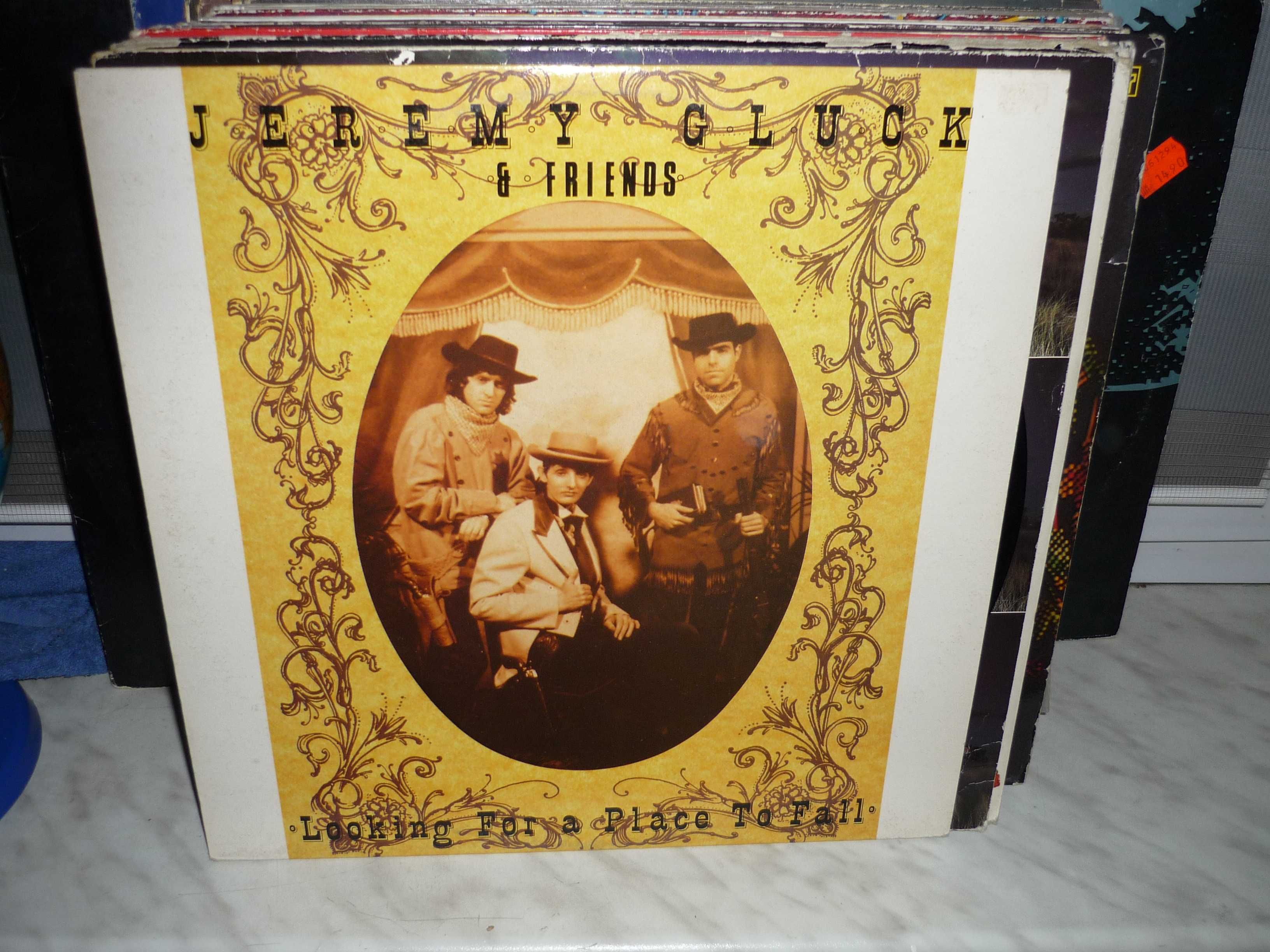 Jeremy Gluck & Friends , Looking For a Place To Fall , maxi , vinyl.