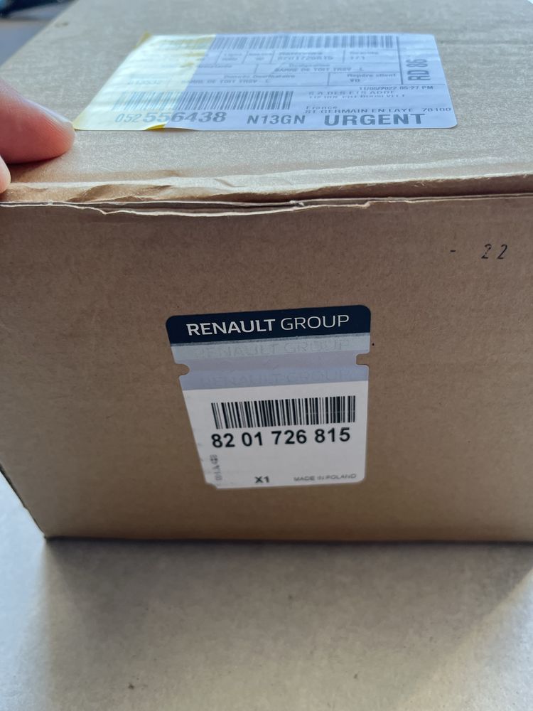 Barras de tejadilho Renault Captur II novas