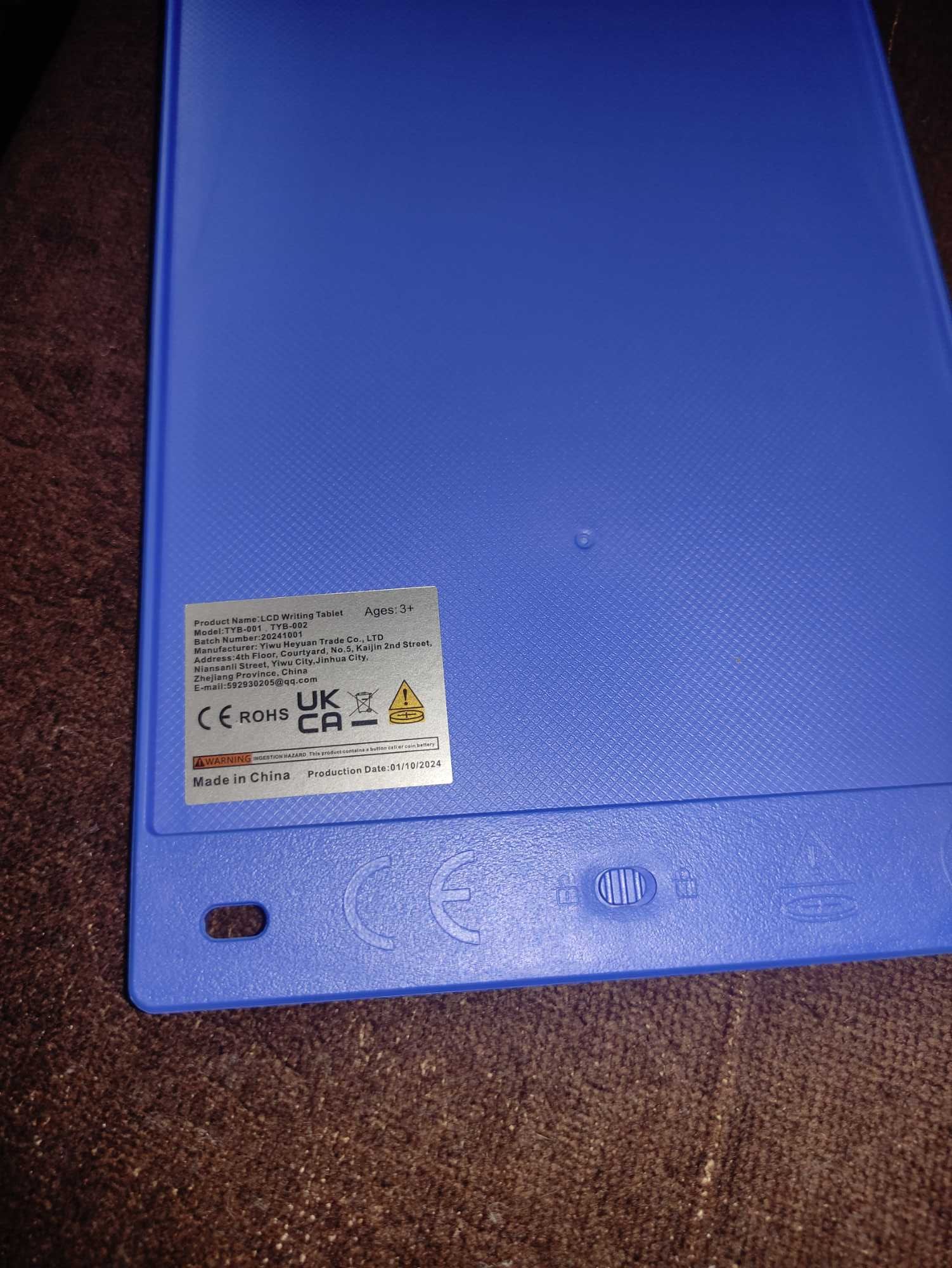 Графический детский планшет для рисования 10 дюймов LCD цветной новый.