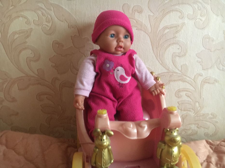 Музикальна коляска BABY BORN (візок ,карета,каляска)