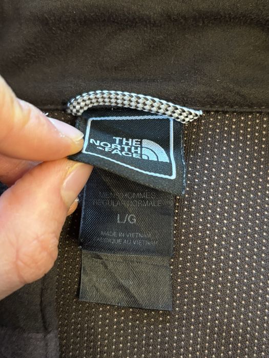 Kurtka The North Face WindWall Rozmiar L Męskie Brązowa/Ciemnozielona