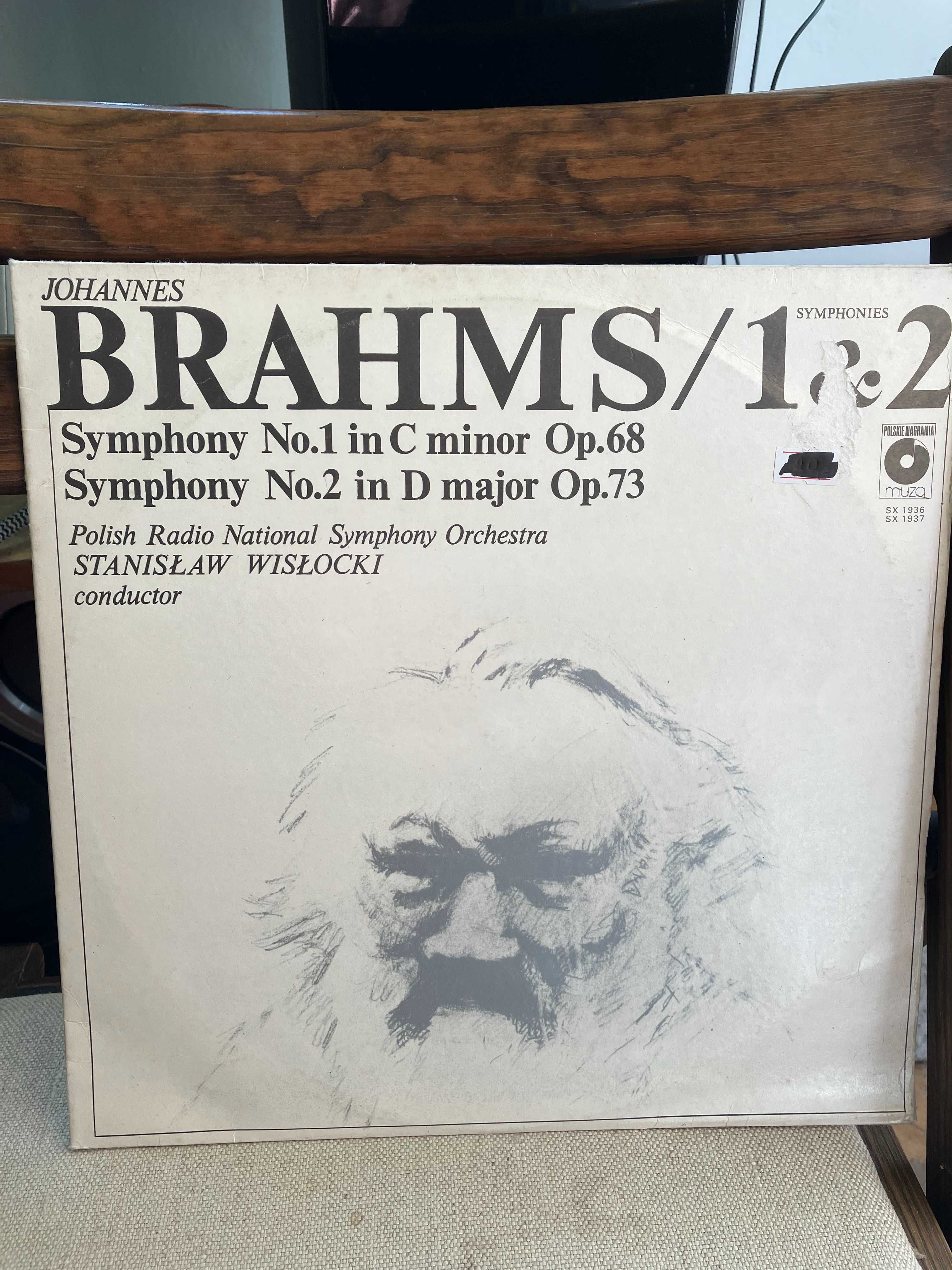 Winyl  Johannes Brahms " Symphony No. 1 oraz No.2 " 2lp mint