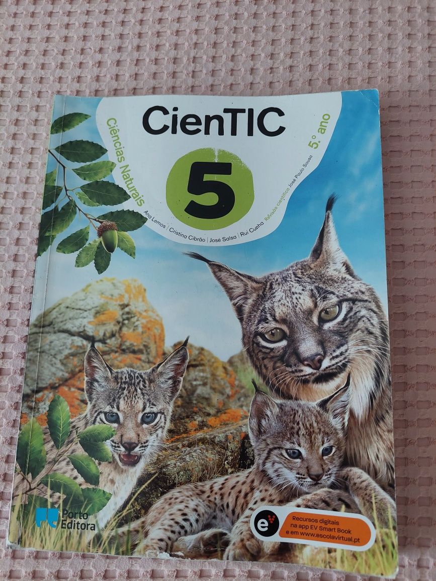 Manual de Ciências Naturais CienTic 5 ano