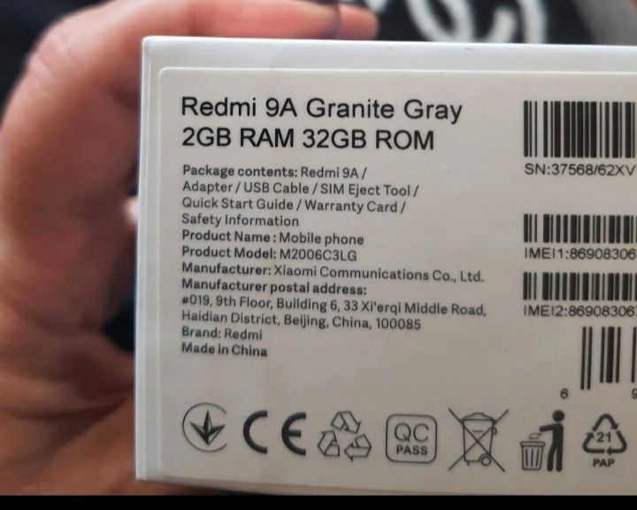 Readmi 9a tekefon
