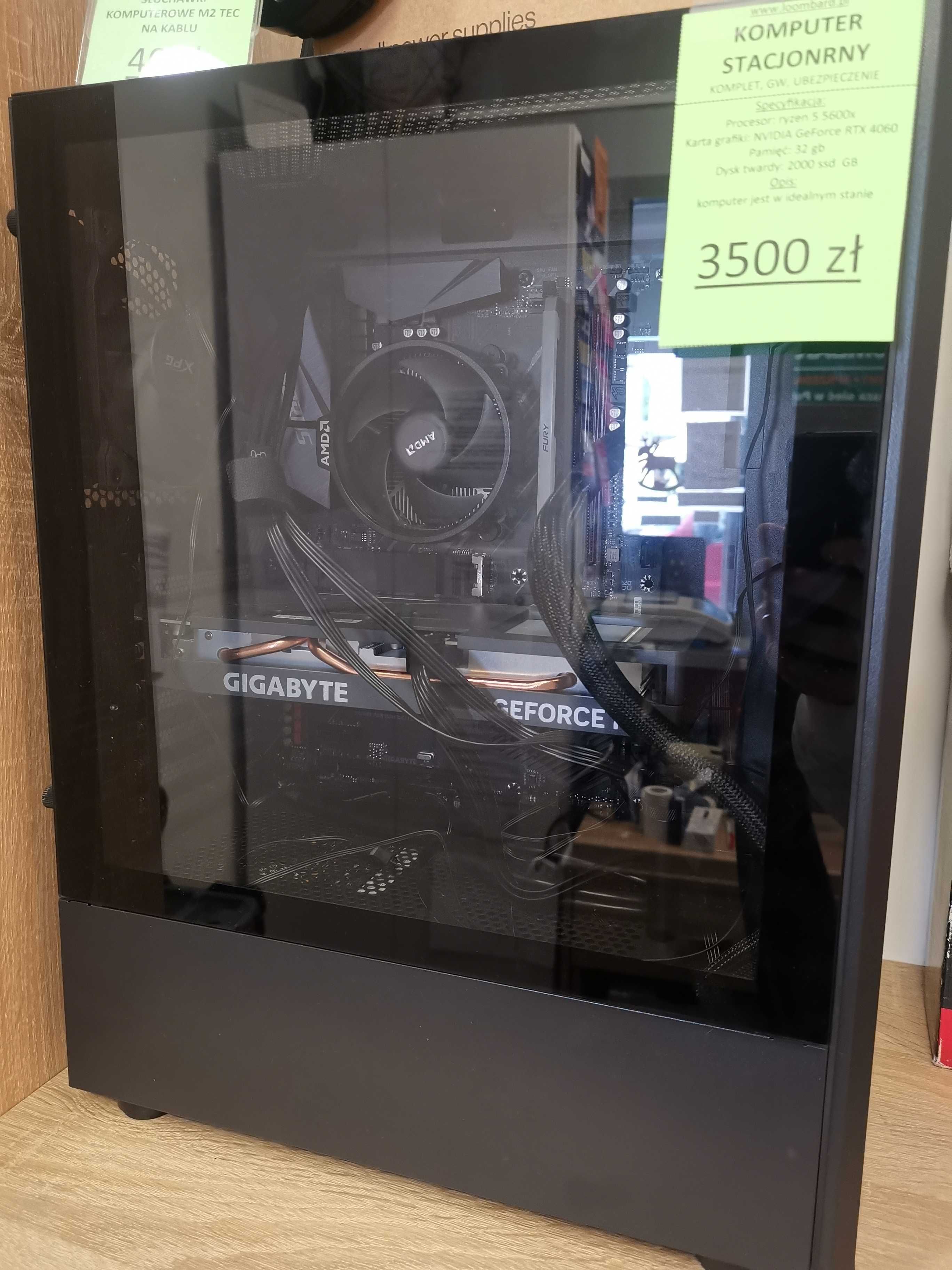 Komputer stacjonarny RTX4060 / RYZEN 5 / 32 GB RAM / 2000 SSD