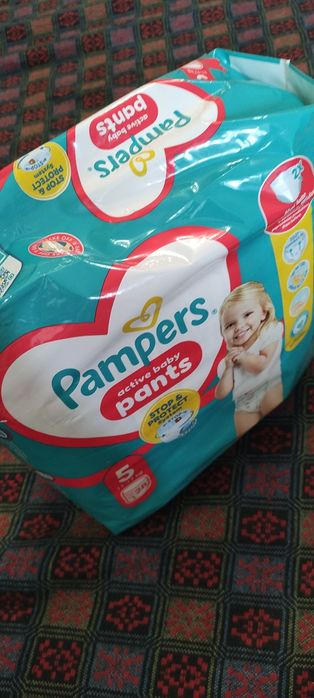 Підгузки трусики Pampers Pants 5 та 12 шт.піднузків Haggis 5
