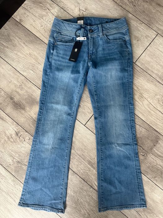 Spodnie lekko poszerzane ku dołowi g-star RAW nowe z metka
