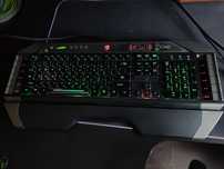 Klawiatura gamingowa dla graczy Mad Catz Cyborg V7 podświetlana MAKRO!