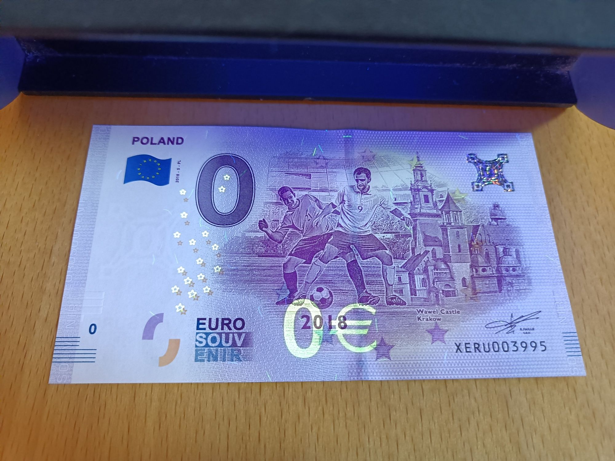 Banknot kolekcjonerski 0 euro Kraków