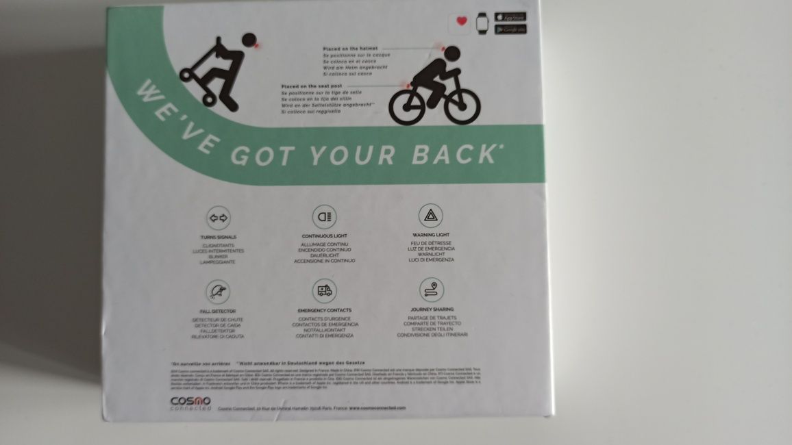 Cosmo Ride lapka na rower z kierunkowskazami nowa nieużywana