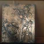 Metaloplastyka w miedzi "Żniwiarz" -  lata 80/90.