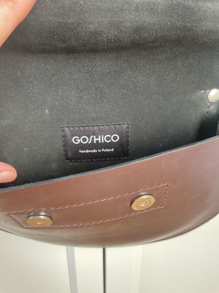 Torebka skórzana Goshico skóra naturalna