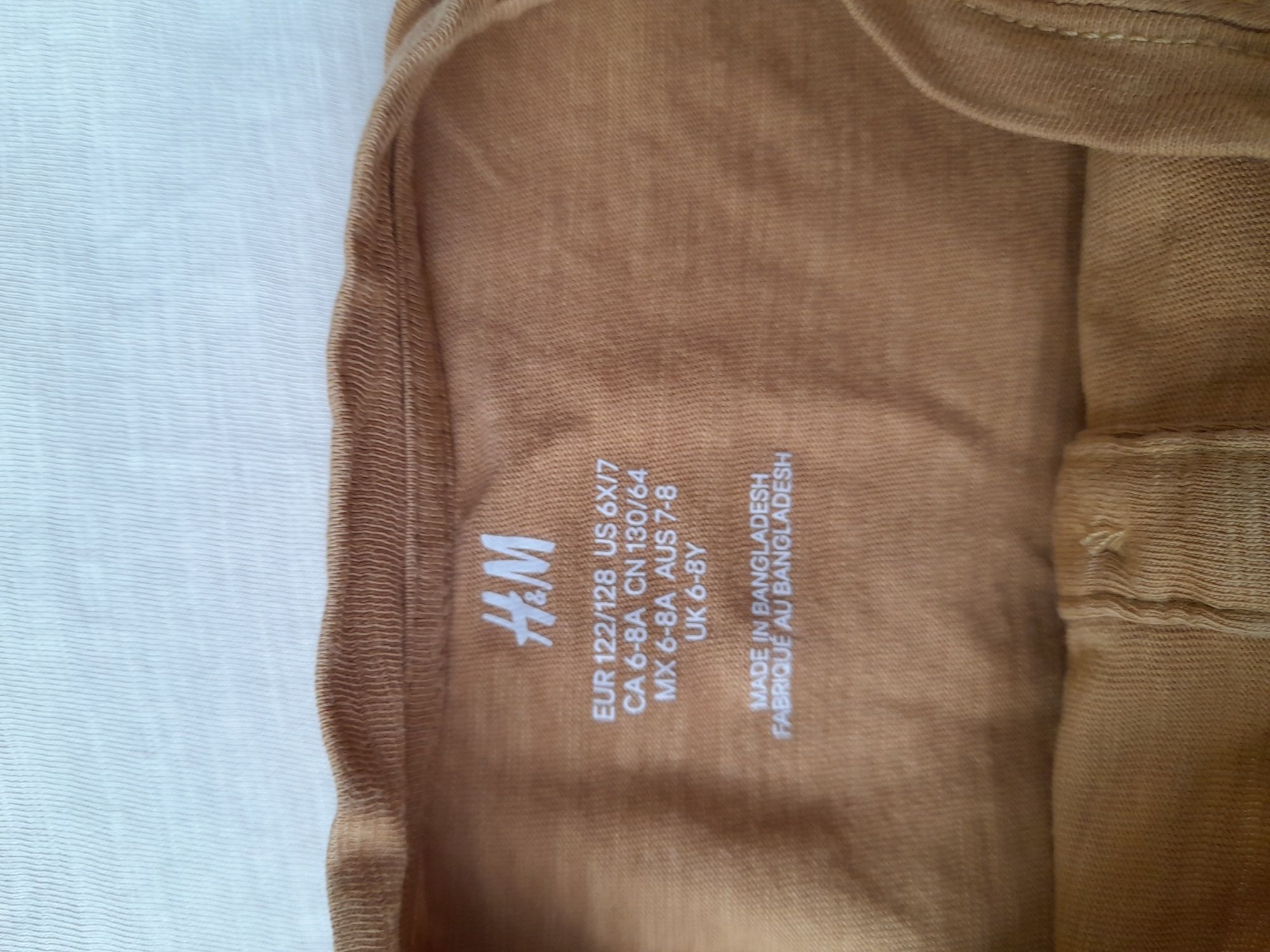 2 T-shirty chłopięce rozmiar 122/128 H&M