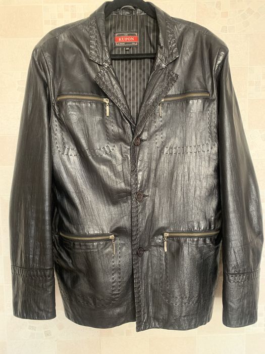 Курточка кожаная