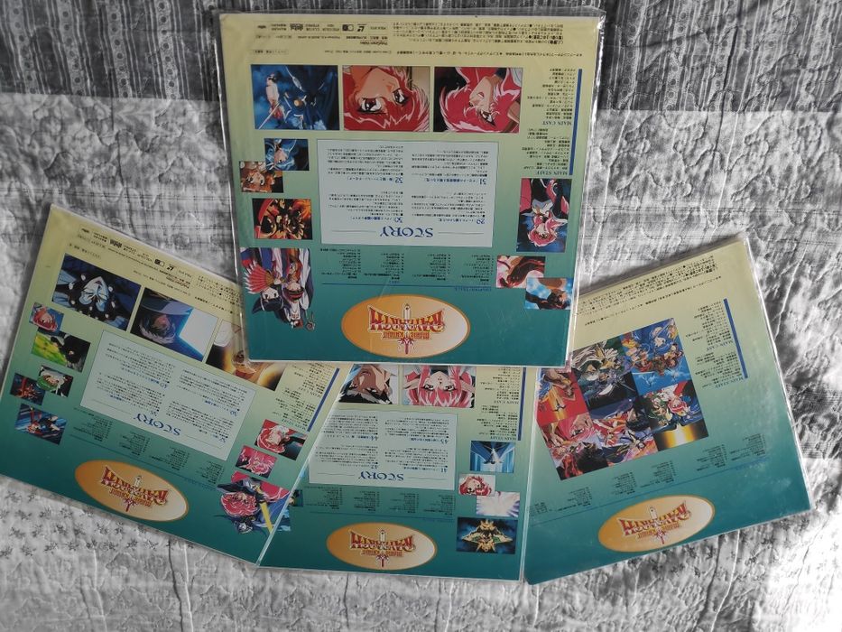 Magic Knight Rayearth Wydanie LD Laserdisc seria 1 i 2 NTSC