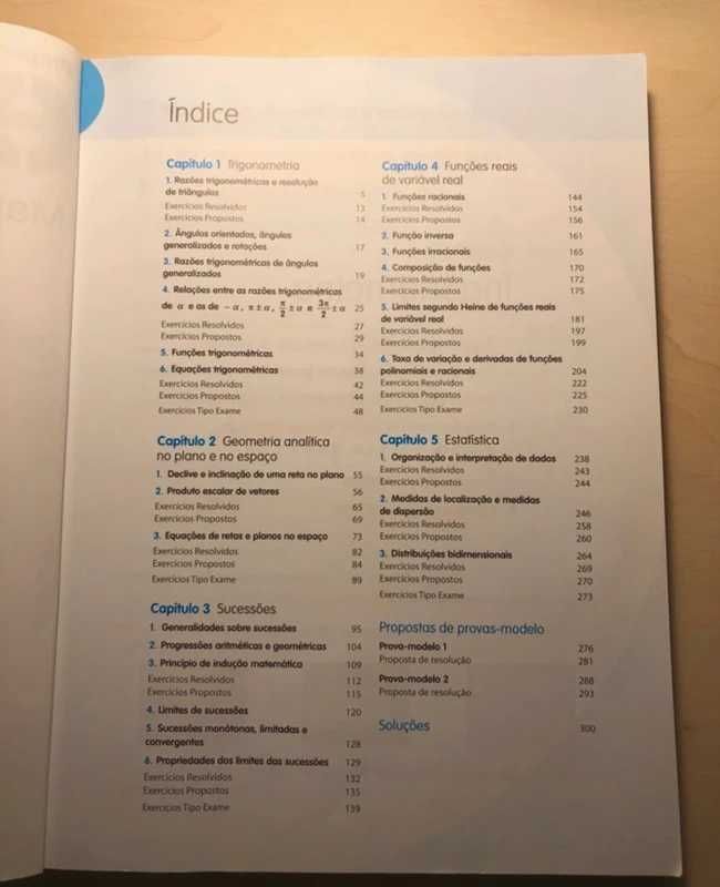 Livro de apoio a Matemática