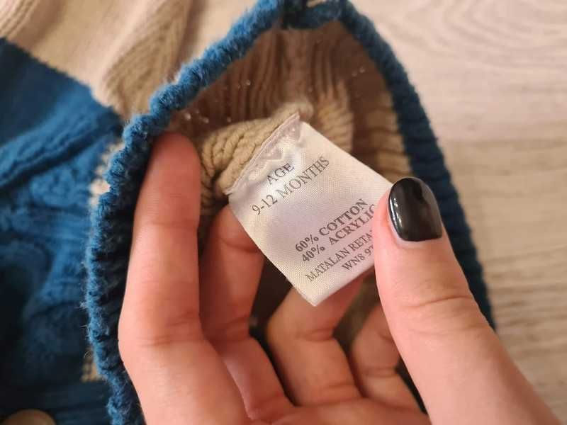 zapinany sweterek na zimę 80