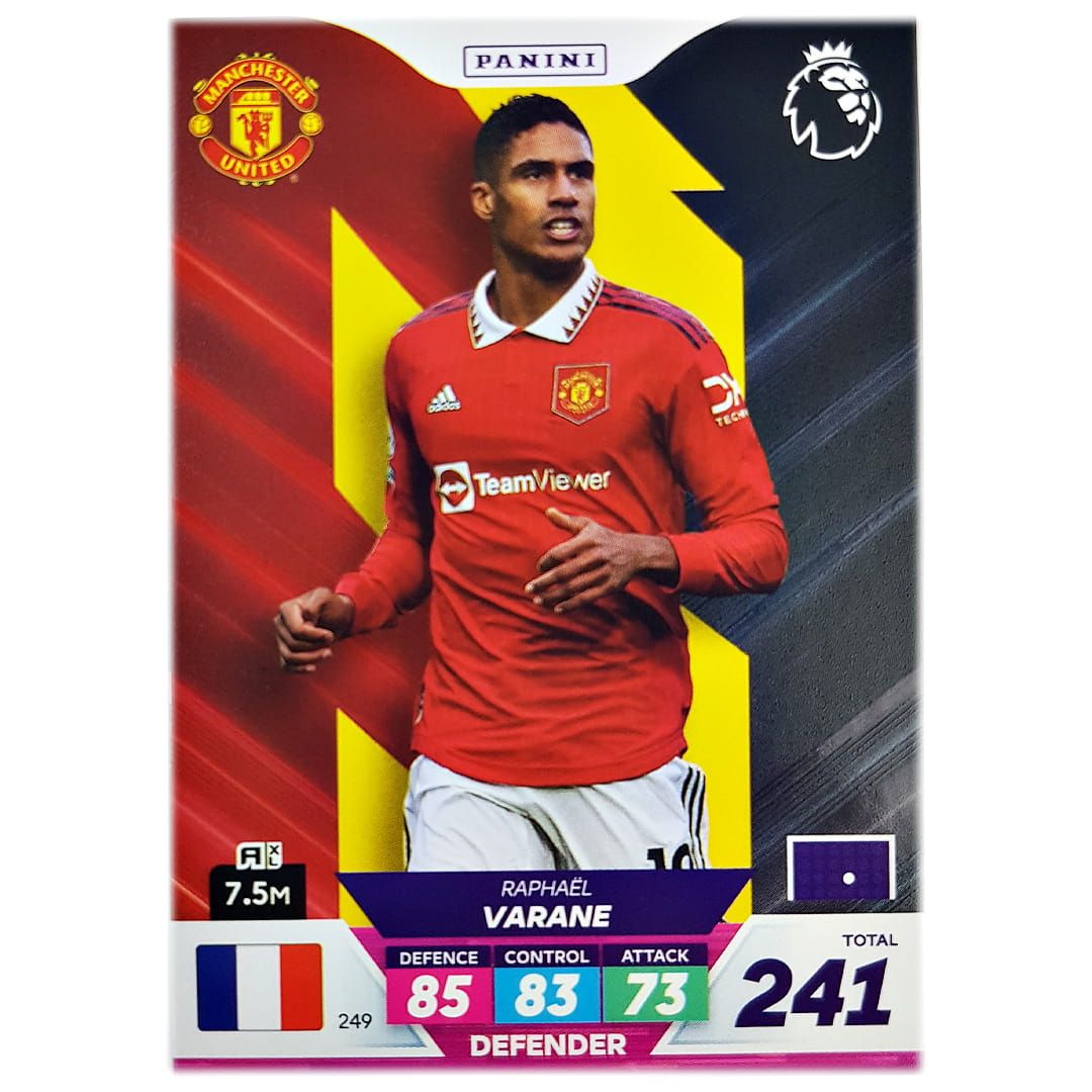 Karta Panini 249 Premier League 2023 Plus Raphael Varane