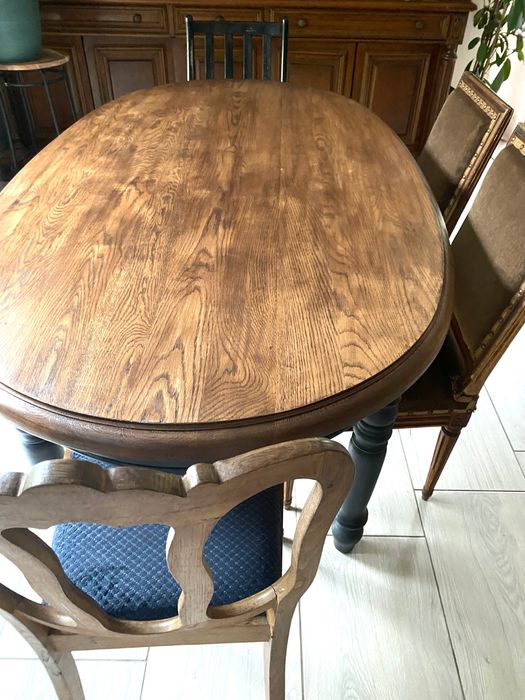 Stół dębowy  prowansalski farmhouse nierozkładalny