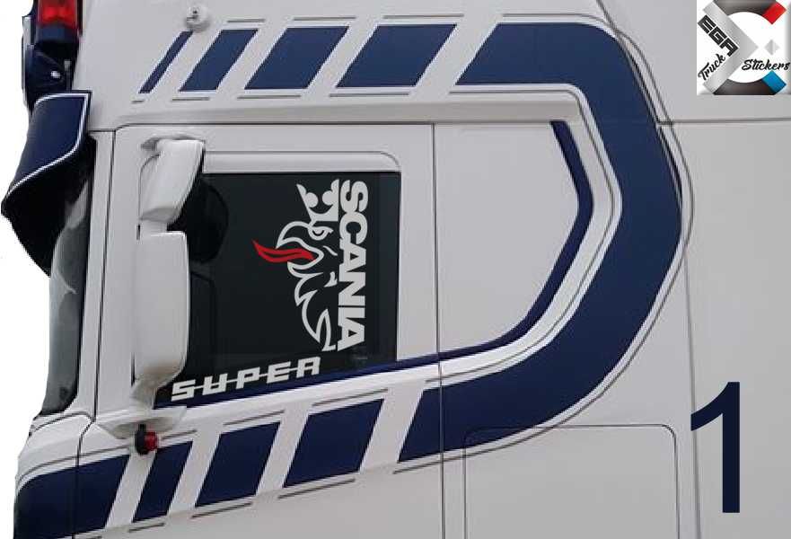 Autocolante para Vidro SCANIA Griffin + SUPER