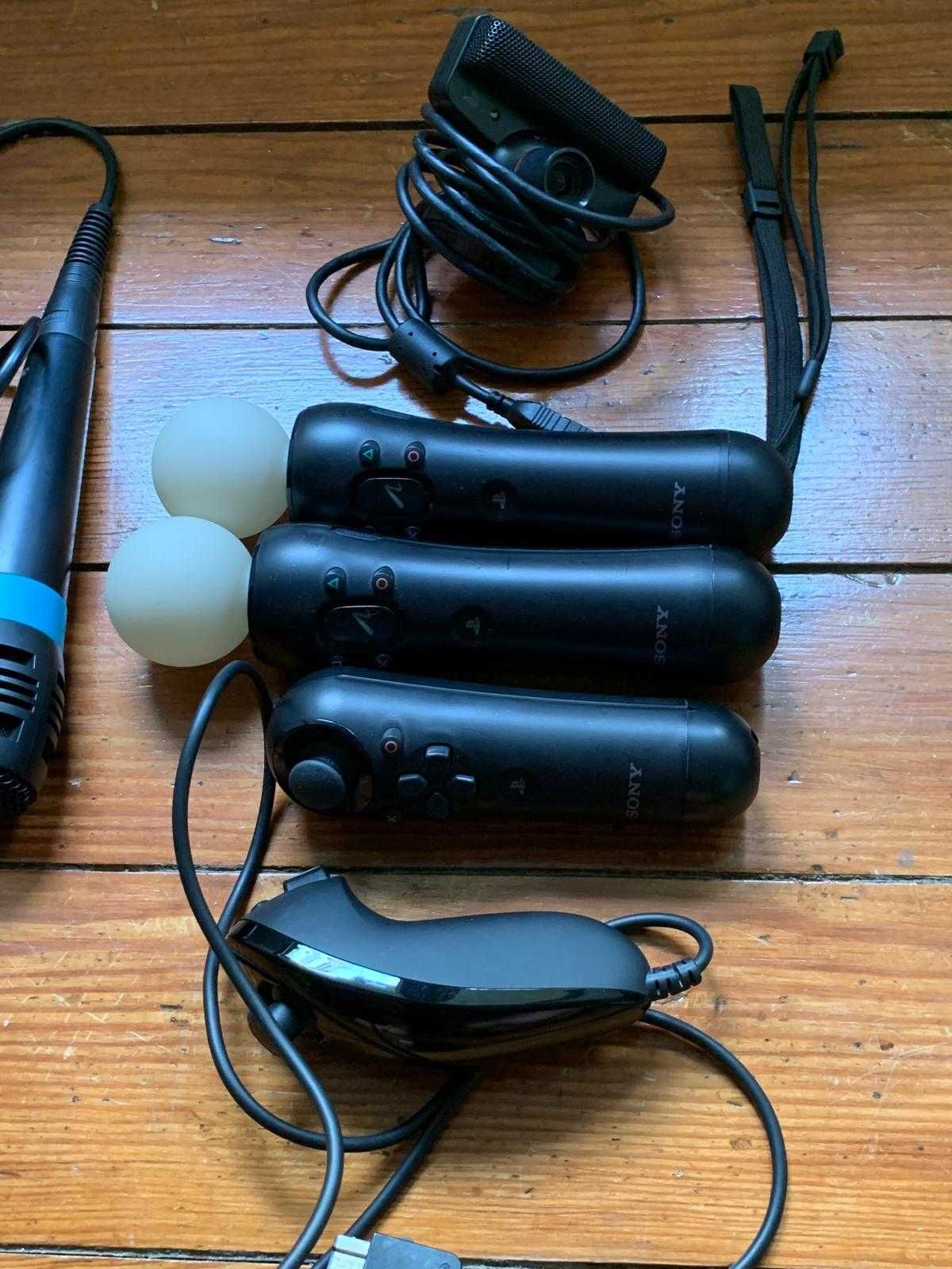 Comandos PS3, Microfones, Câmera, Playstation Move