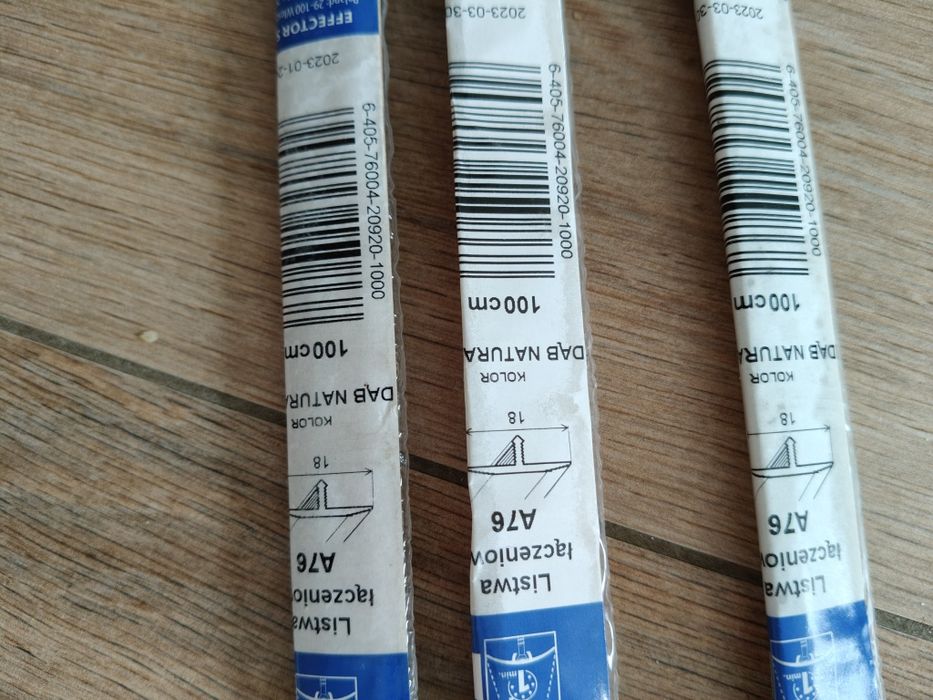 Progi / Listwy łączeniowe A76 Effector kolor dąb naturalny