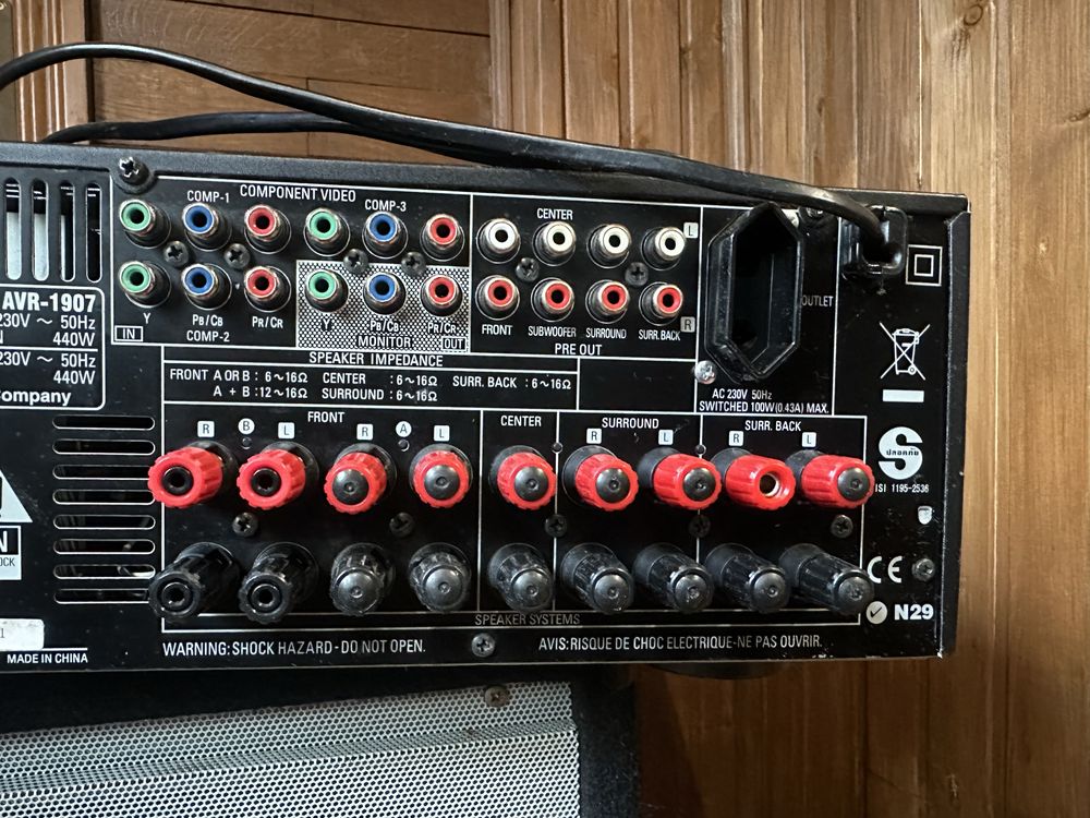 Ресивер Denon AVR-1907 7.1 домашній кінотеатр