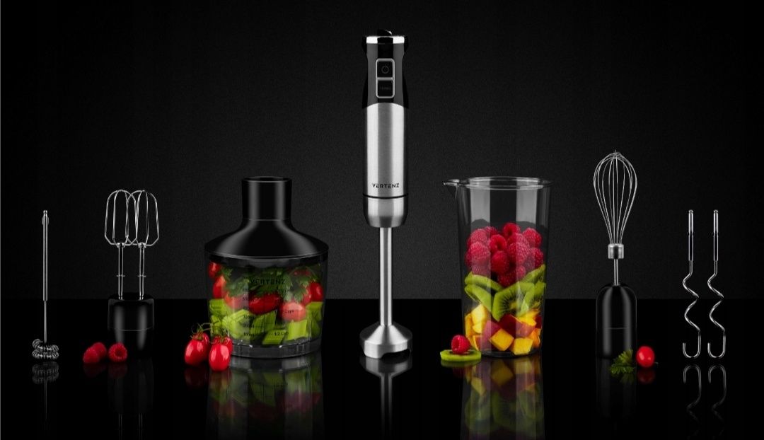 Blender Ręczny Wielofunkcyjny VERTENZ 50 1400W Tytanowe Ostrza Titan 5