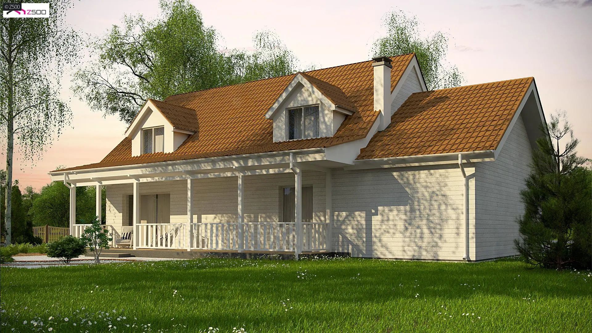 Projekt domu jednorodzinnego Z341