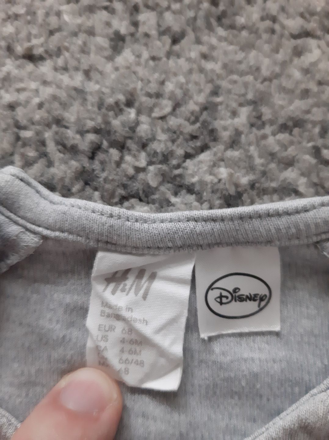 H&M Disney Myszka Minnie tunika bluzka sukienka dziewczęca rozmiar 68