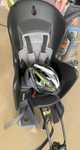 Kask i fotelik polisport cycle mocowany do roweru