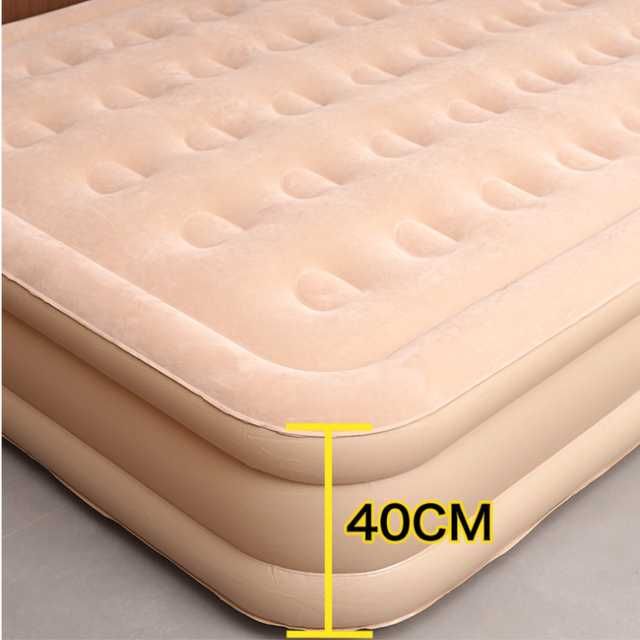 Надувная двуспальная кровать/Ліжко. Матрас/Ламзак для туризма. Насоc