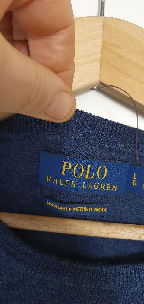 OKAZJA!!! POLO RALPH LAUREN Męski sweter roz M i XL