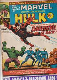Marvel Hulk nr 69 styczeń 1974 ang.