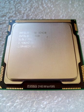 CPU Intel Xeon X3430 2.80 GHz Turbo equivalente a Core i5 LGA 1156