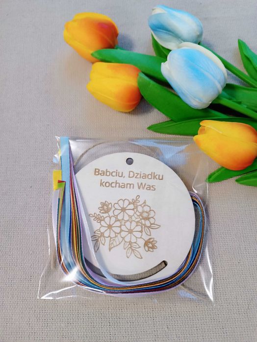 Łapacz snów zestaw kreatywny DIY prezent na DZIEŃ BABCI DZIEŃ DZIADKA