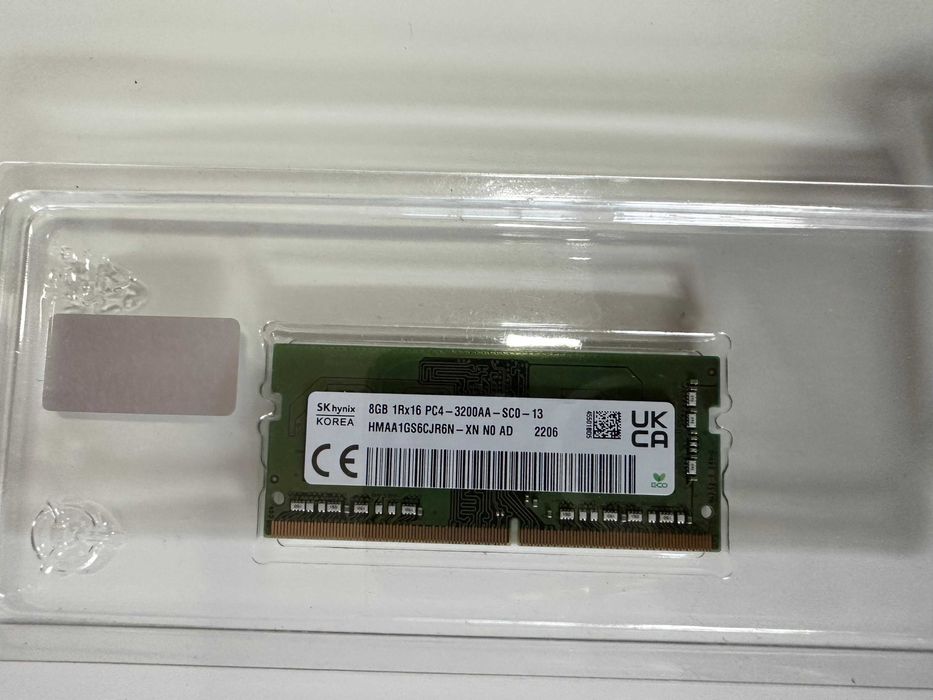Vendo 2uni RAM SK Hynix 8GB SODIMM DDR4 3200 PC4 1Rx16
