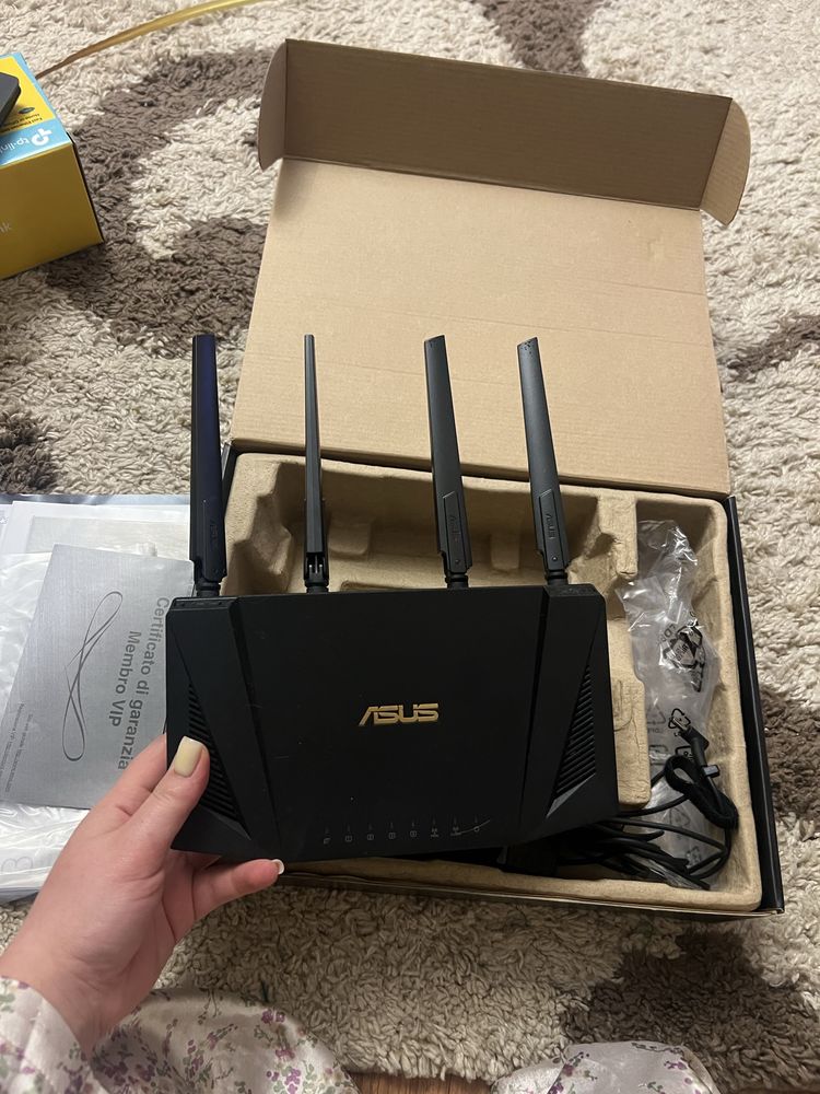 Роутер ASUS RT-AX58U — Wi-Fi 6 роутер (AX3000, Dual Band)