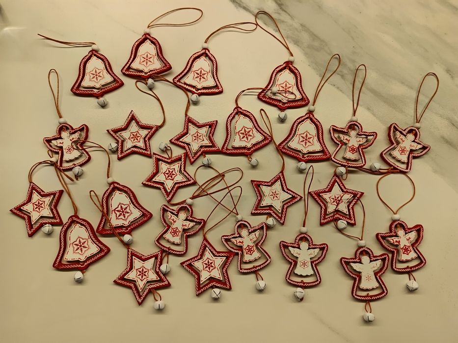 Enfeites de árvore de natal