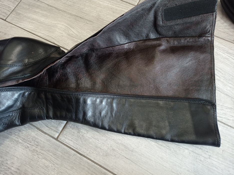 Жіночі шкіряні чоботи Gant на каблуку,  чорні, 39 р.