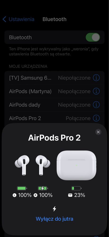 Airpods 2 generacji GWARANCJA do 25 pazdziernika 2025 roku